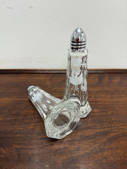 Pair of Vintage Glass Salt & Pepper Shakers | Antique & Vintage | Moonee Ponds Antiques | Australia Wide Delivery