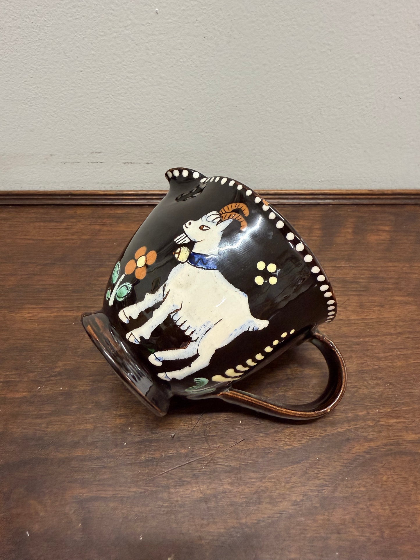 Vintage Rheinfall Pottery German Jug