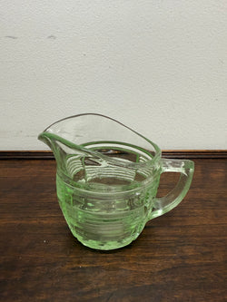 Vintage Depression Glass Green Jug | Antique & Vintage | Moonee Ponds Antiques | Australia Wide Delivery