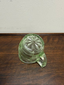 Vintage Depression Glass Green Jug | Antique & Vintage | Moonee Ponds Antiques | Australia Wide Delivery