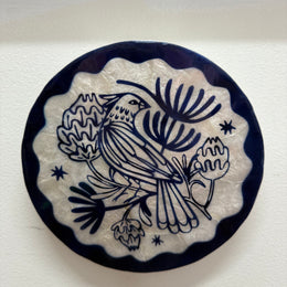 Hand Painted Del Sol Bird Plaque