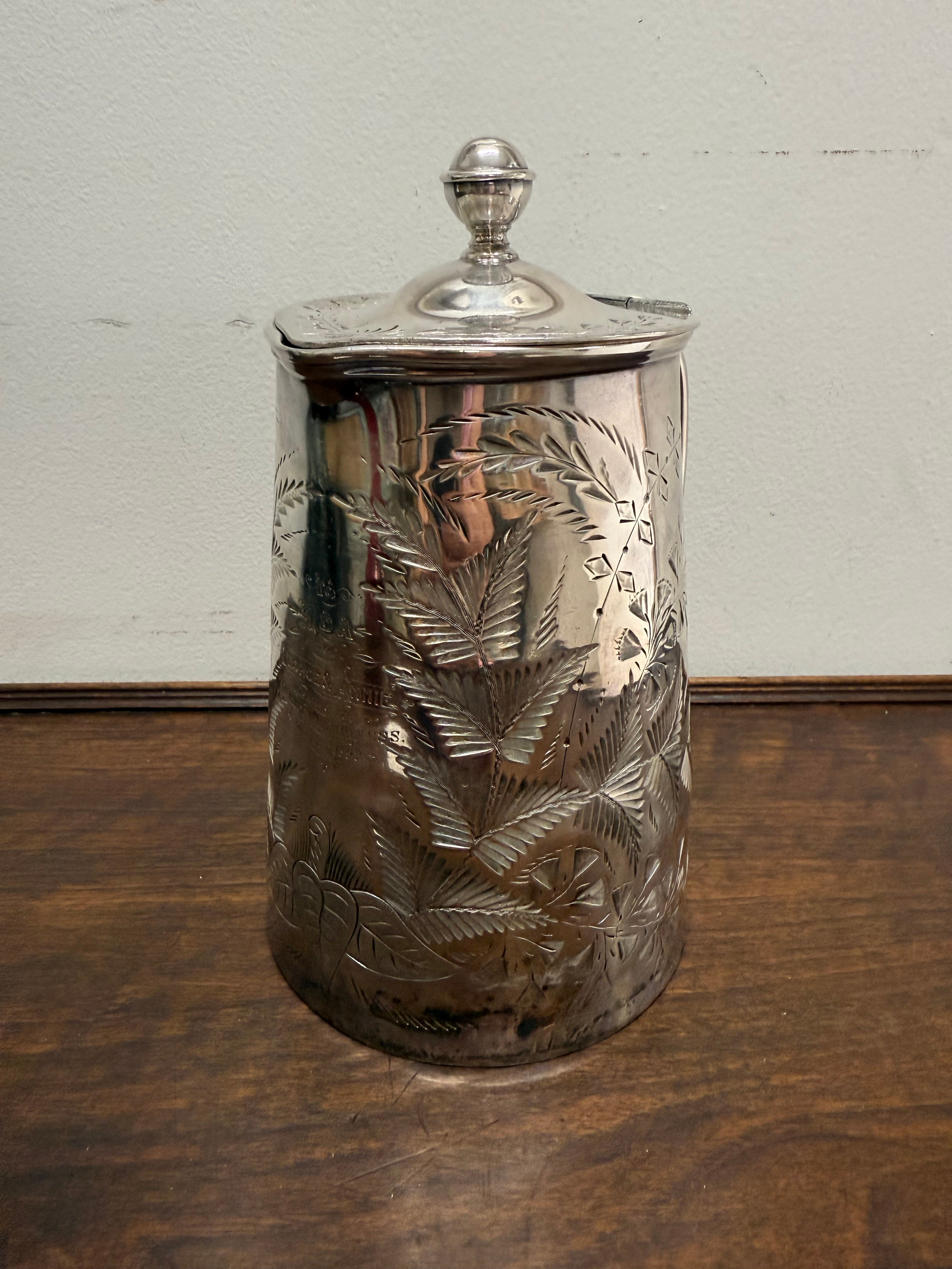 Antique Lidded Silver Plated Jug | Antique & Vintage | Moonee Ponds Antiques | Australia Wide Delivery