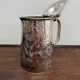 Antique Lidded Silver Plated Jug