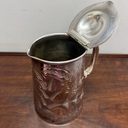 Antique Lidded Silver Plated Jug