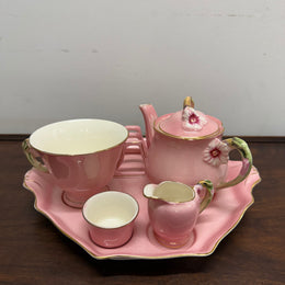 Royal Winton Pink Petunia Breakfast Set
