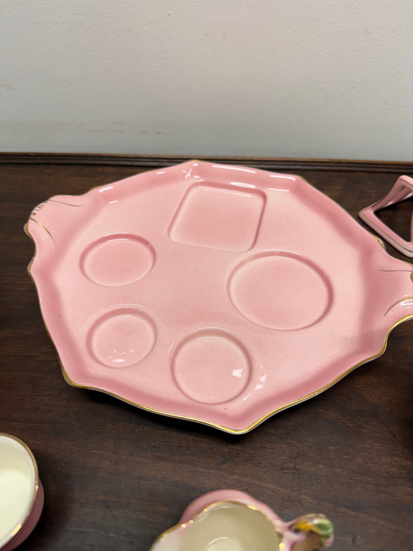 Royal Winton Pink Petunia Breakfast Set