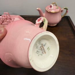 Royal Winton Pink Petunia Breakfast Set