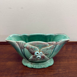 Vintage Australian Pottery Gumnuts Vase