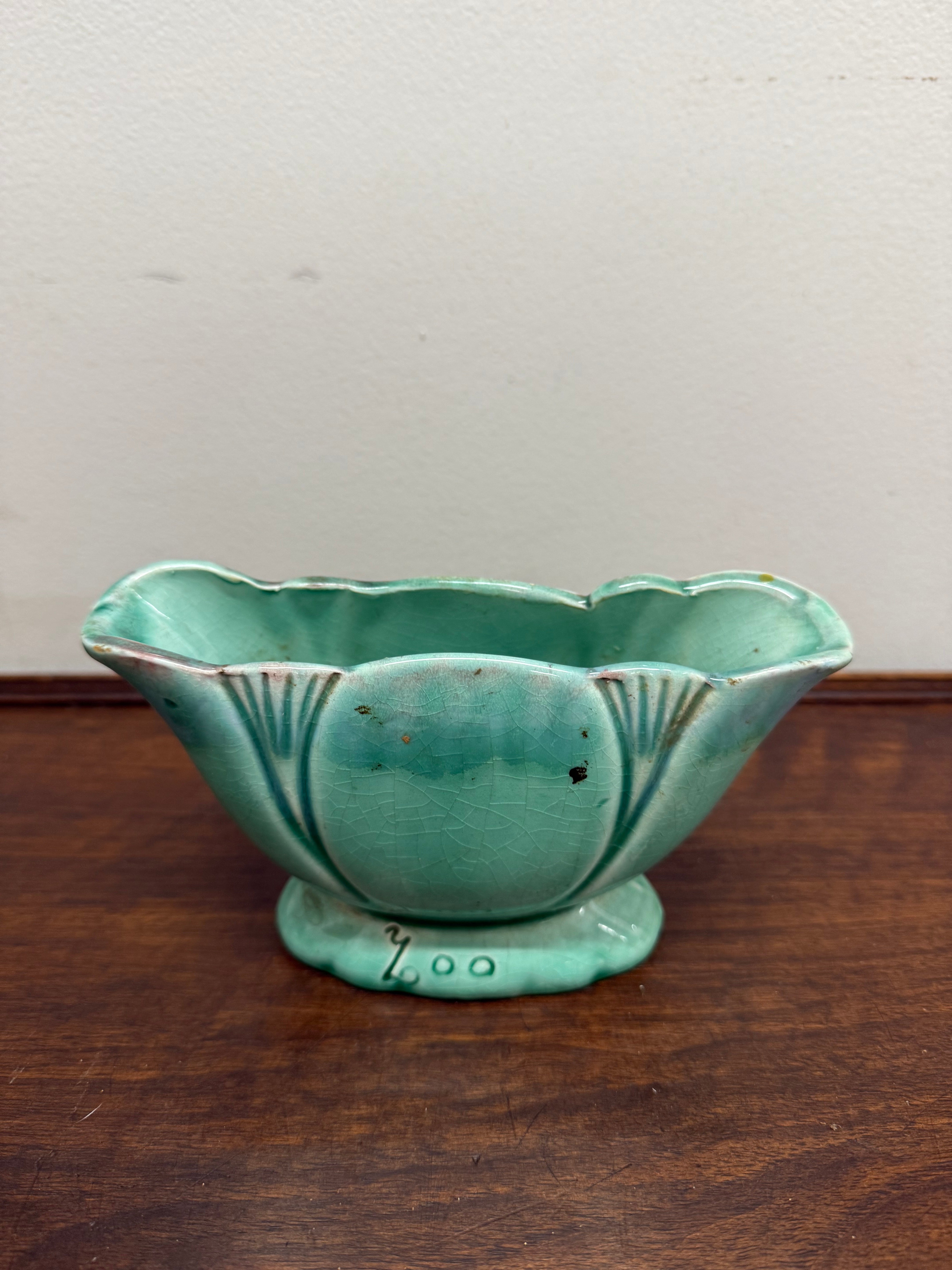 Vintage Australian Pottery Gumnuts Vase