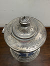 Attractive Jasper Ware & Silver Plated Biscuit Barrel | Antique & Vintage | Moonee Ponds Antiques | Australia Wide Delivery