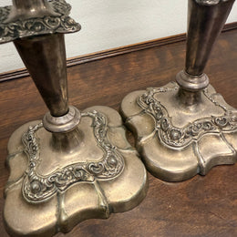 Pair Of Vintage Candle Holders