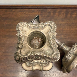 Pair Of Vintage Candle Holders