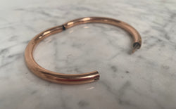 Pretty Vintage Rose Gold Silver Lined Bracelet | Antique & Vintage | Moonee Ponds Antiques | Australia Wide Delivery