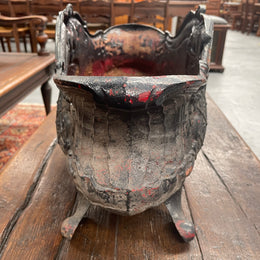 19 th Century French Cast Iron Planter Box