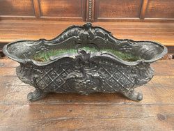 19th Century French Cast Iron Decorative Planter Pot | Antique & Vintage | Moonee Ponds Antiques | Australia Wide Delivery