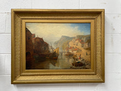 Beautifully Framed Antique Oil Painting on Canvas By Thomas Pyne | Antique & Vintage | Moonee Ponds Antiques | Australia Wide Delivery