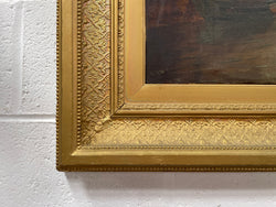 Beautifully Framed Antique Oil Painting on Canvas By Thomas Pyne | Antique & Vintage | Moonee Ponds Antiques | Australia Wide Delivery