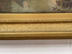 Beautifully Framed Antique Oil Painting on Canvas By Thomas Pyne | Antique & Vintage | Moonee Ponds Antiques | Australia Wide Delivery
