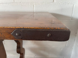 Vintage Walnut Long Spanish Style Console Table | Antique & Vintage | Moonee Ponds Antiques | Australia Wide Delivery