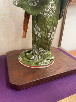 Vintage Geisha Girl in Original Show Cabinet | Antique & Vintage | Moonee Ponds Antiques | Australia Wide Delivery