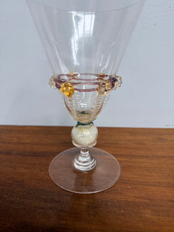 Antique Venetian Murano Salviati Wine Glass | Antique & Vintage | Moonee Ponds Antiques | Australia Wide Delivery