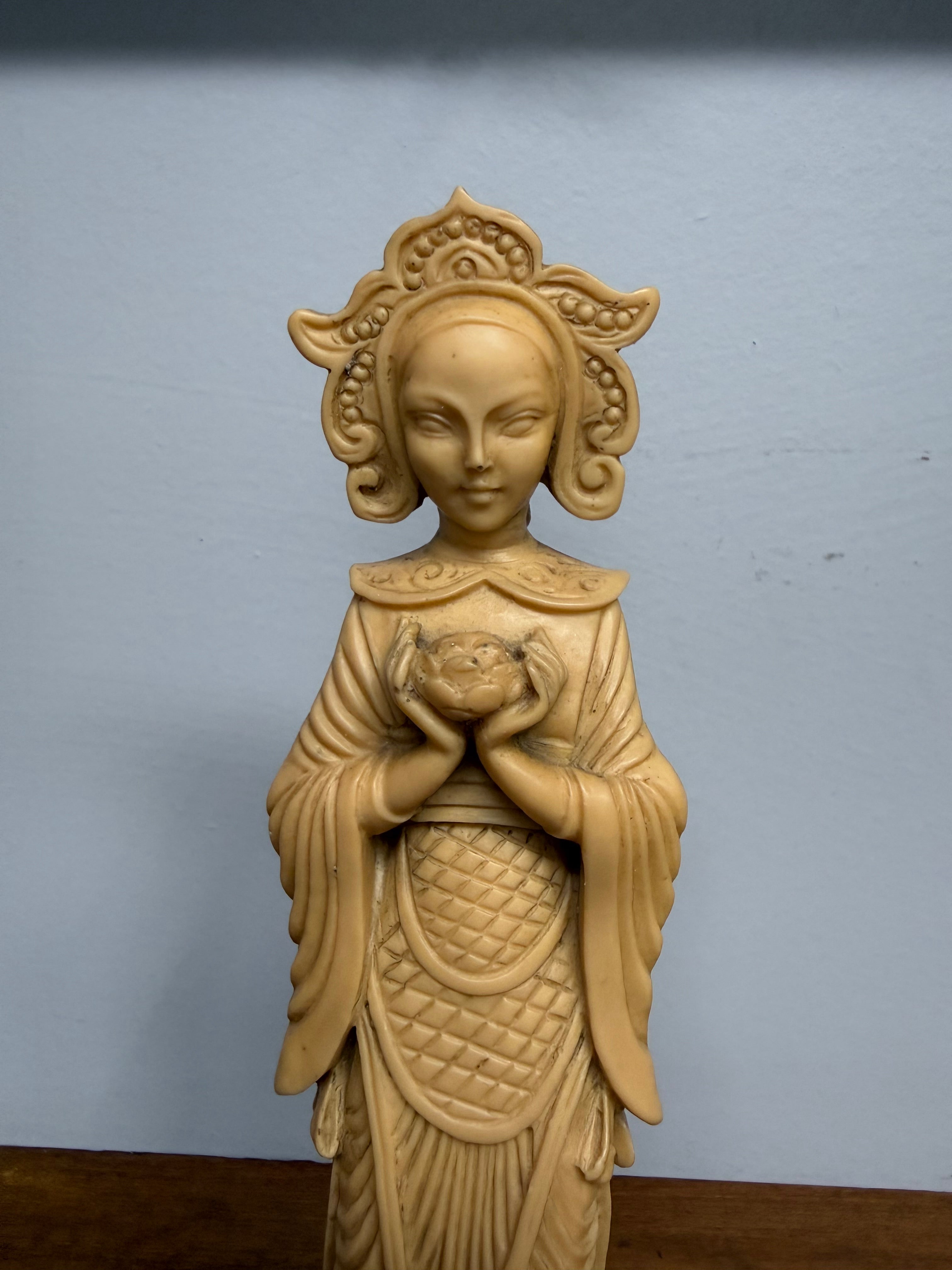 Vintage Japanese Resin Girl Statue | Antique & Vintage | Moonee Ponds Antiques | Australia Wide