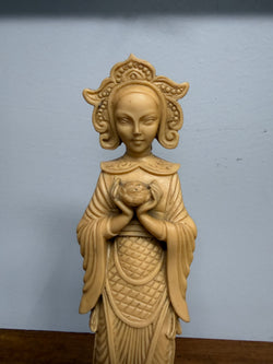 Vintage Japanese Resin Girl Statue | Antique & Vintage | Moonee Ponds Antiques | Australia Wide Delivery