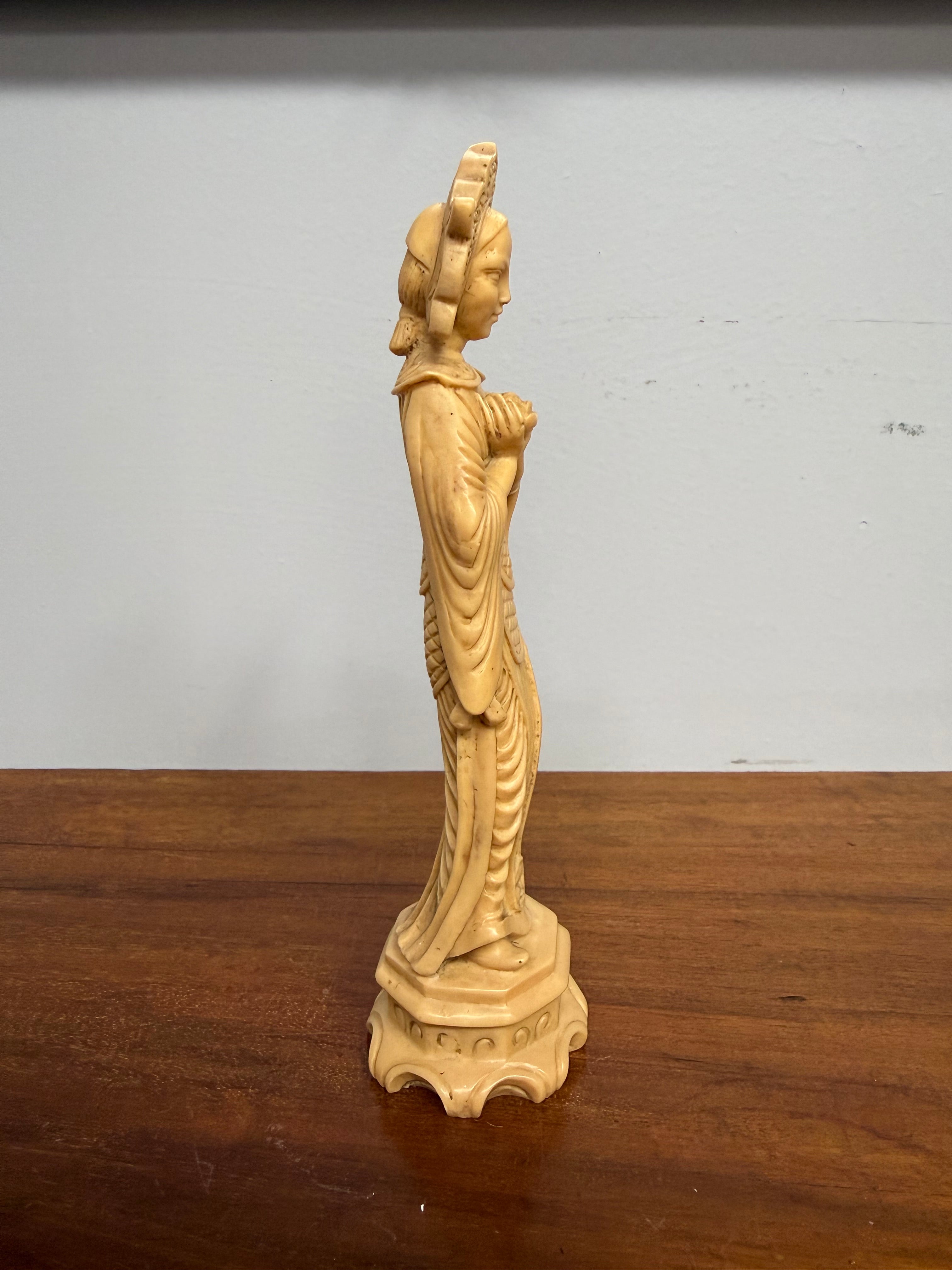 Vintage Japanese Resin Girl Statue | Antique & Vintage | Moonee Ponds Antiques | Australia Wide