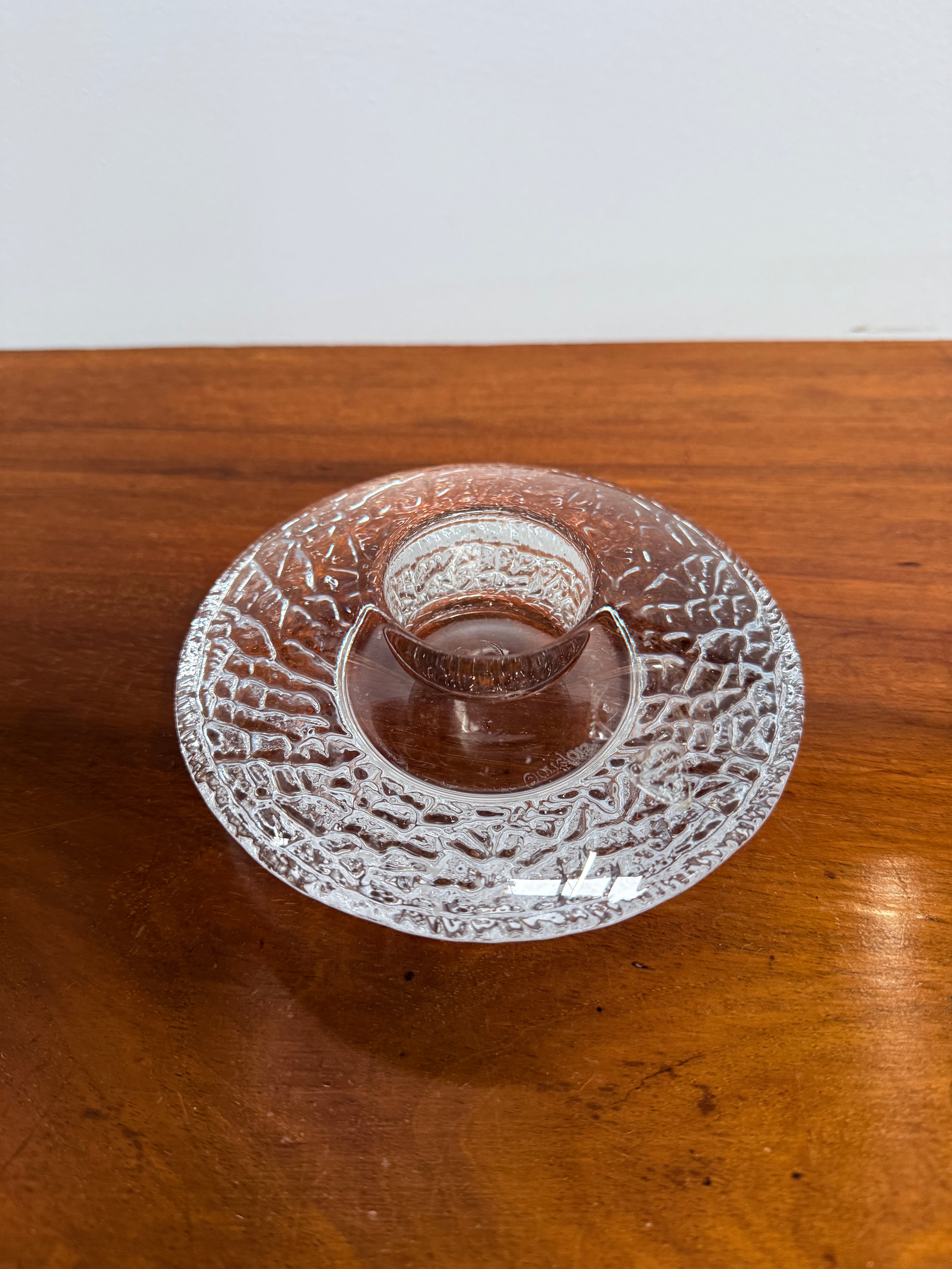 Vintage Orrefors Sweden Tealight Holder