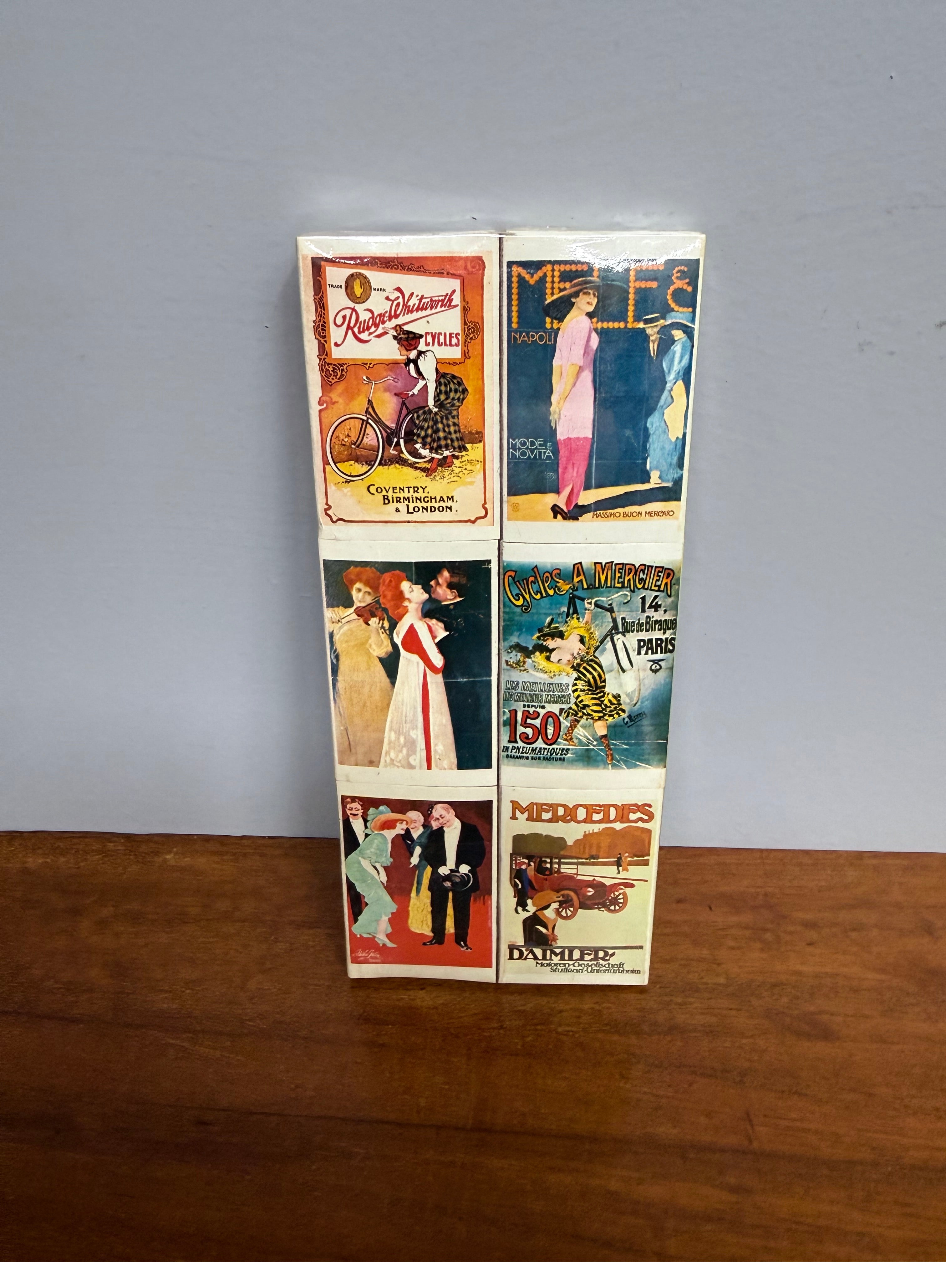 Vintage Matchbox Old-time Posters Matches Set | Antique & Vintage | Moonee Ponds Antiques | Australia Wide