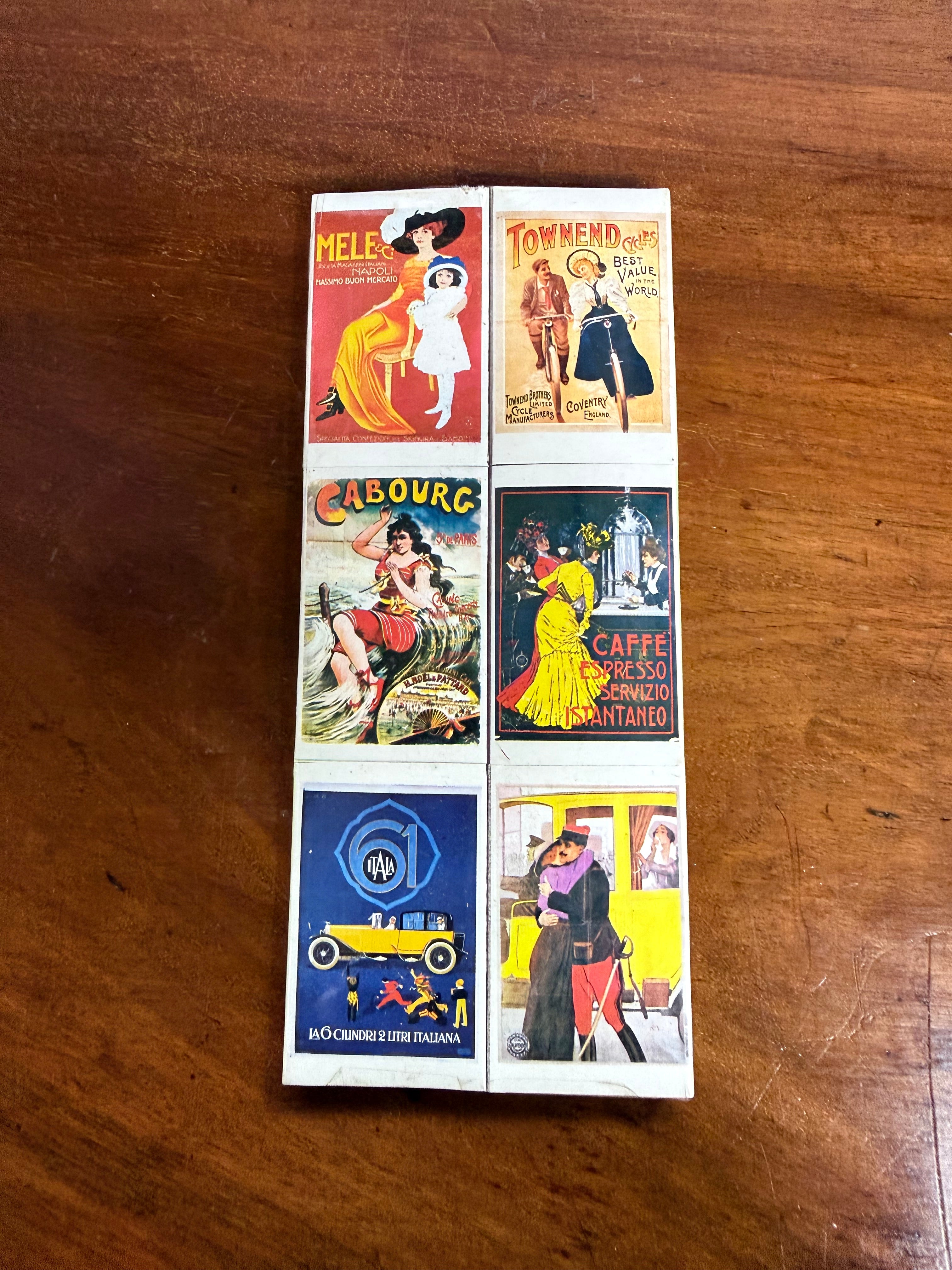 Vintage Matchbox Old-time Posters Matches Set | Antique & Vintage | Moonee Ponds Antiques | Australia Wide
