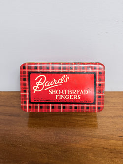 Vintage Australian Bairds Shortbread Fingers Tin | Antique & Vintage | Moonee Ponds Antiques | Australia Wide Delivery