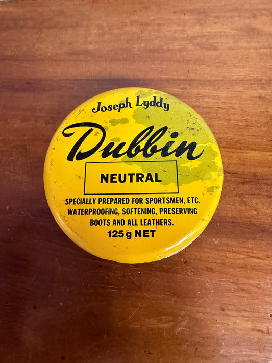Vintage Dubbin Neutral Tin