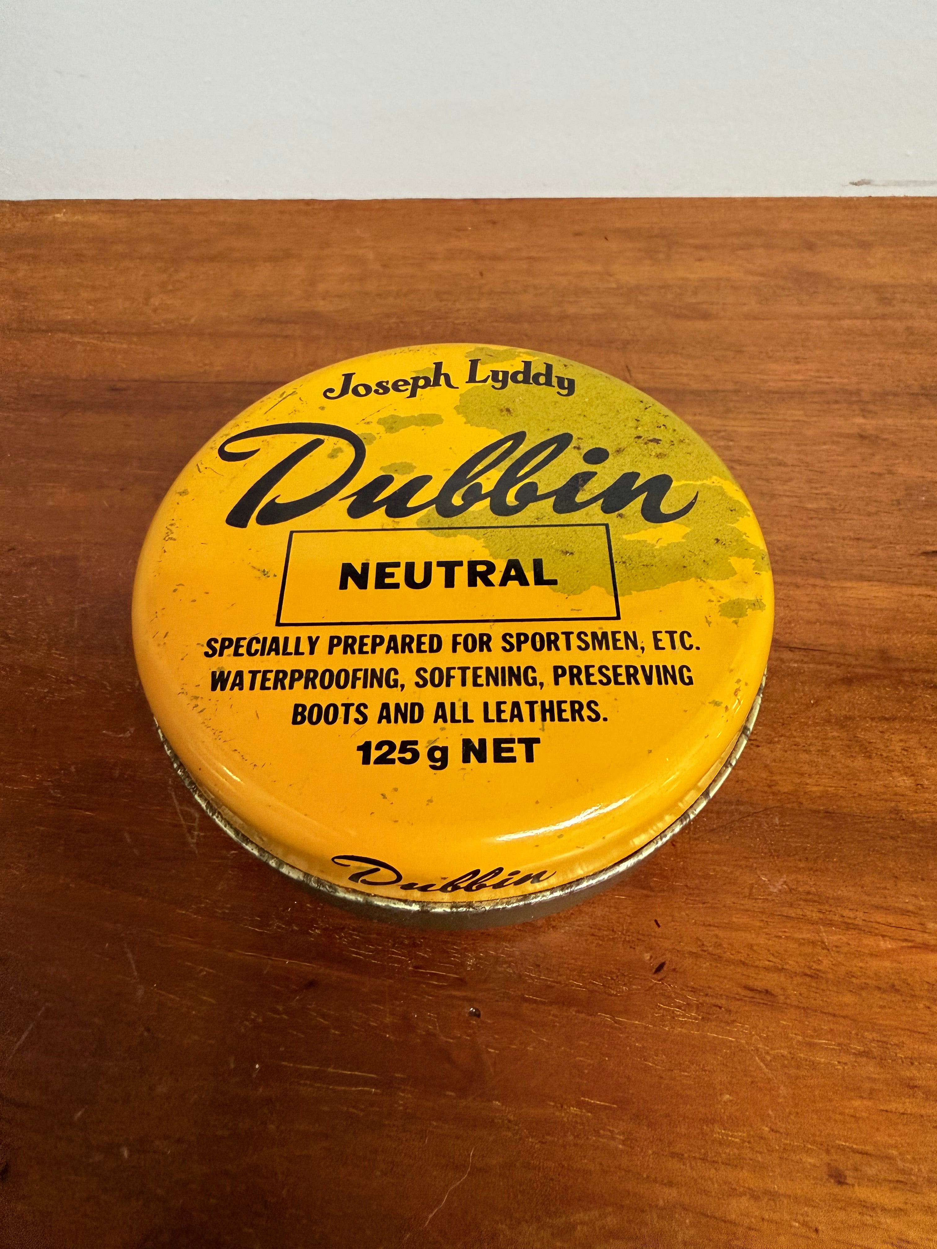 Vintage Dubbin Neutral Tin