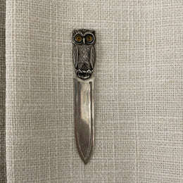 Superb Silver Owl Bookmark