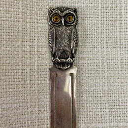 Superb Silver Owl Bookmark