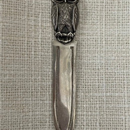 Superb Silver Owl Bookmark