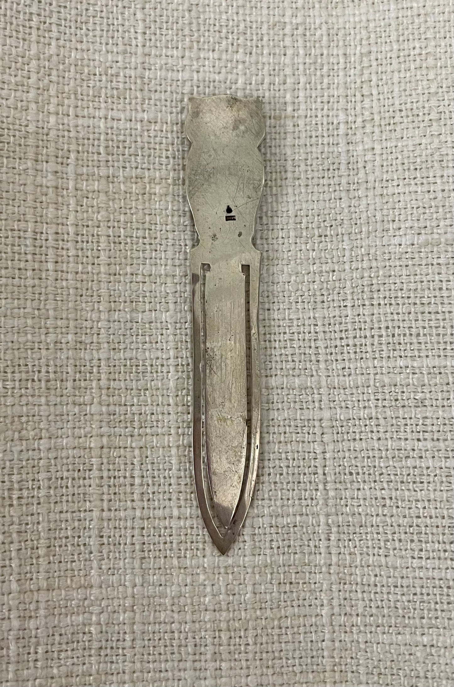 Superb Silver Owl Bookmark