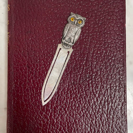 Superb Silver Owl Bookmark