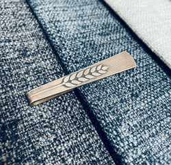 George Jensen Wheat Sheaf Silver Tie Bar | Antique & Vintage | Moonee Ponds Antiques | Australia Wide Delivery