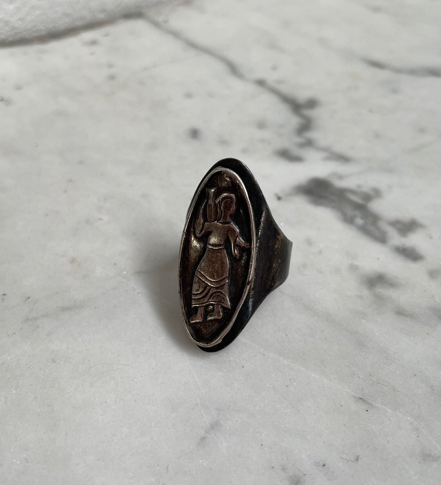 Vintage Hand Made Silver Ring