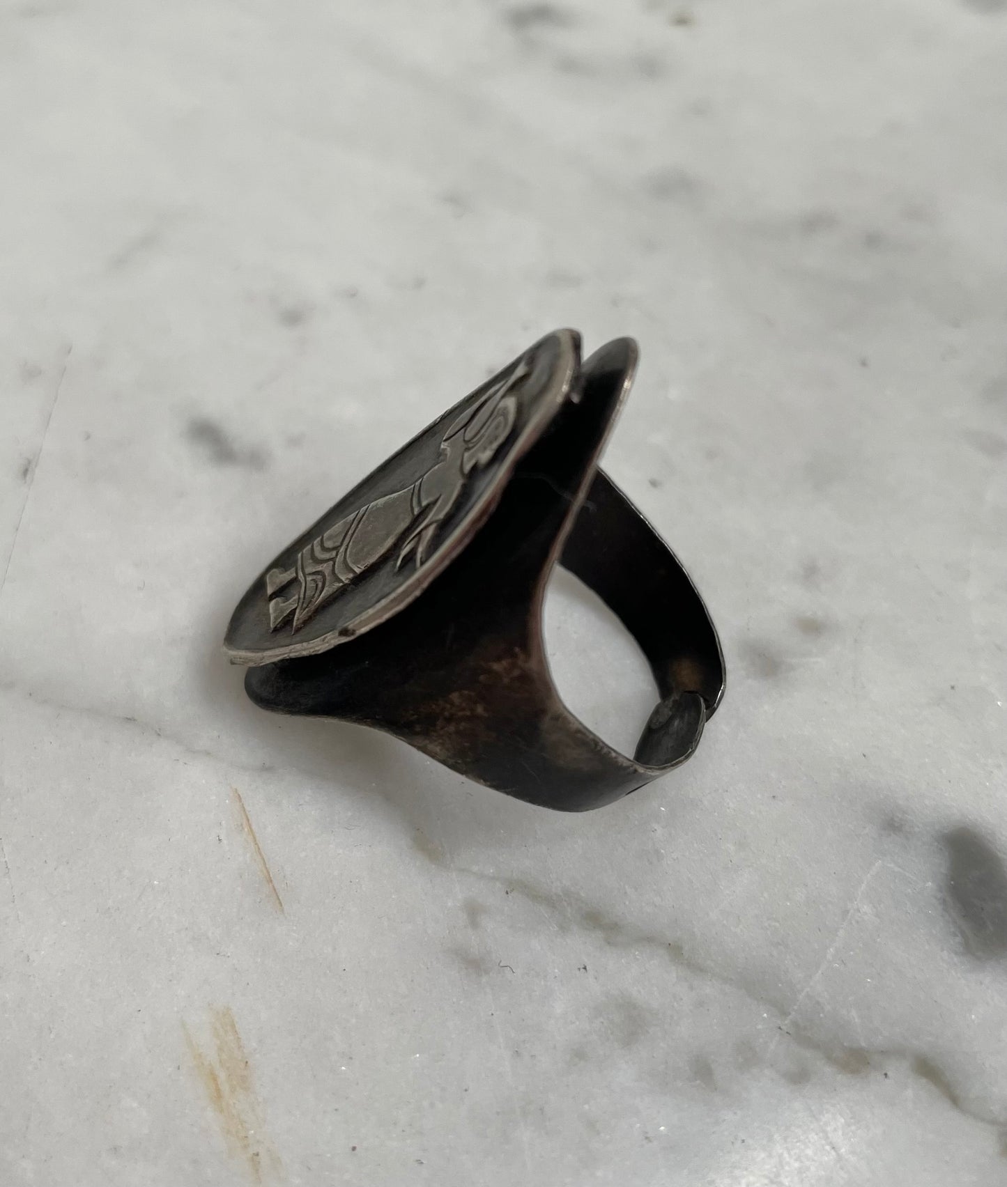 Vintage Hand Made Silver Ring