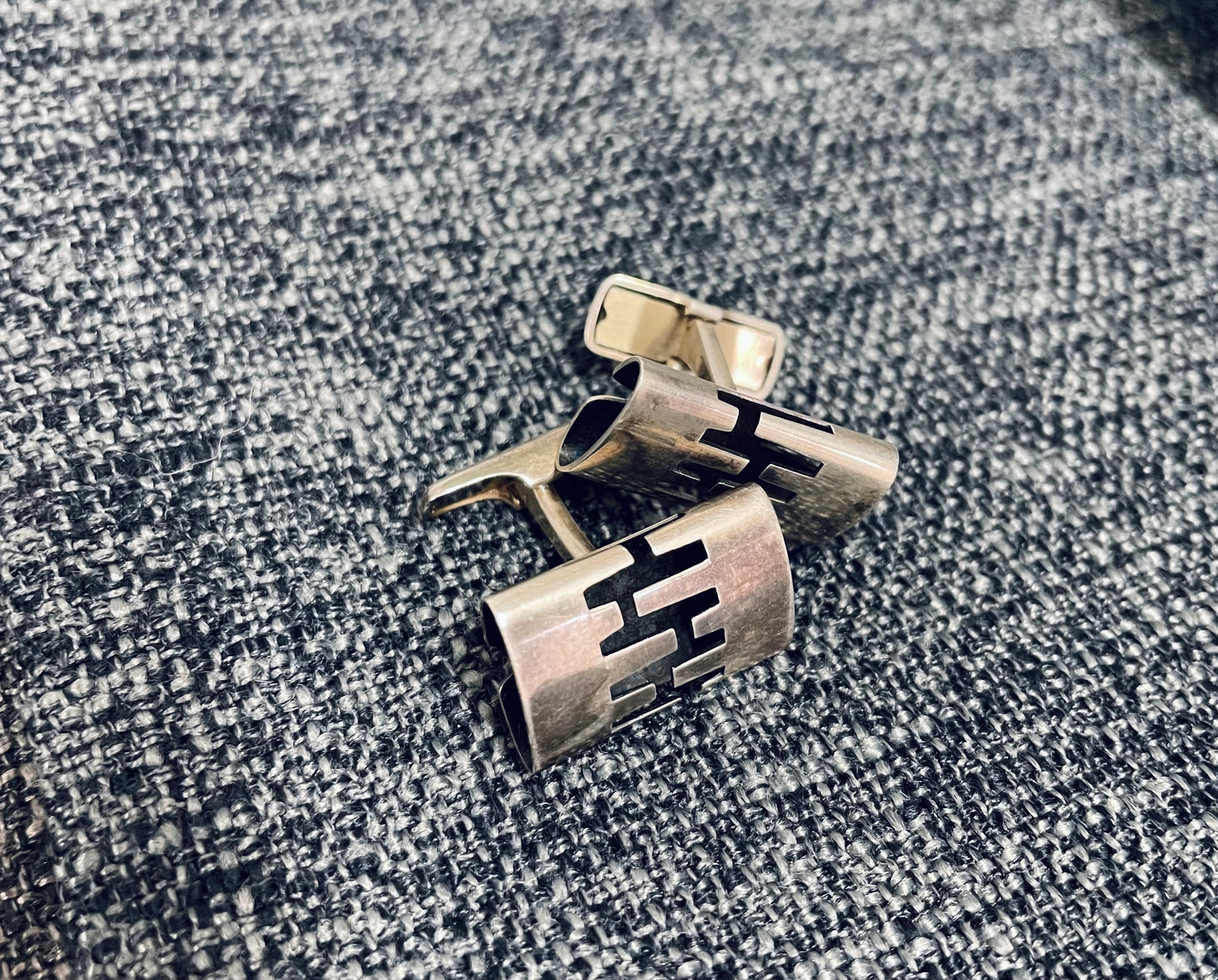 Pair of Vintage Finland Silver Cufflinks