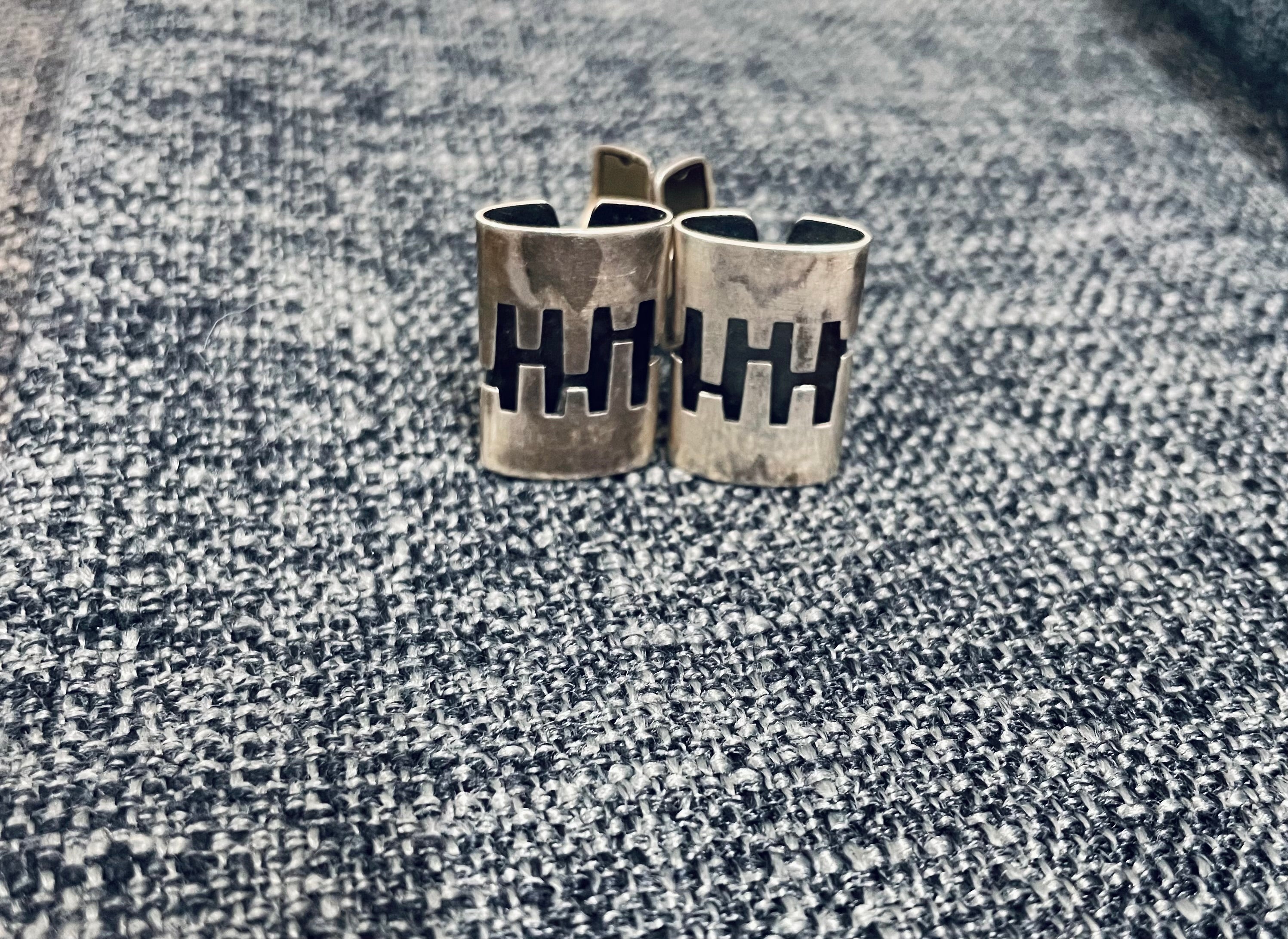 Pair of Vintage Finland Silver Cufflinks | Antique & Vintage | Moonee Ponds Antiques | Australia Wide Delivery