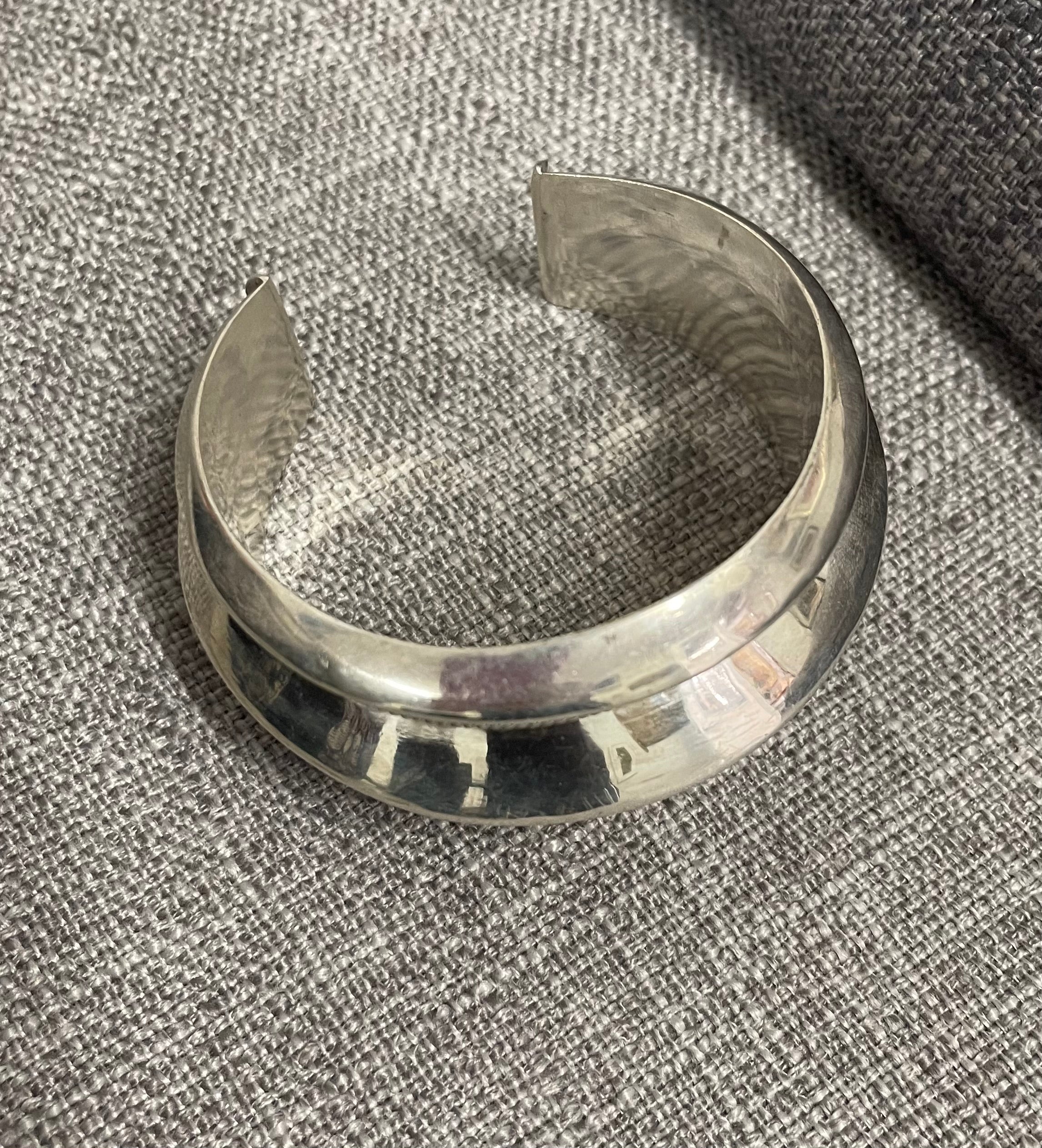 Sterling Silver Vintage Modernist Cuff | Antique & Vintage | Moonee Ponds Antiques | Australia Wide Delivery