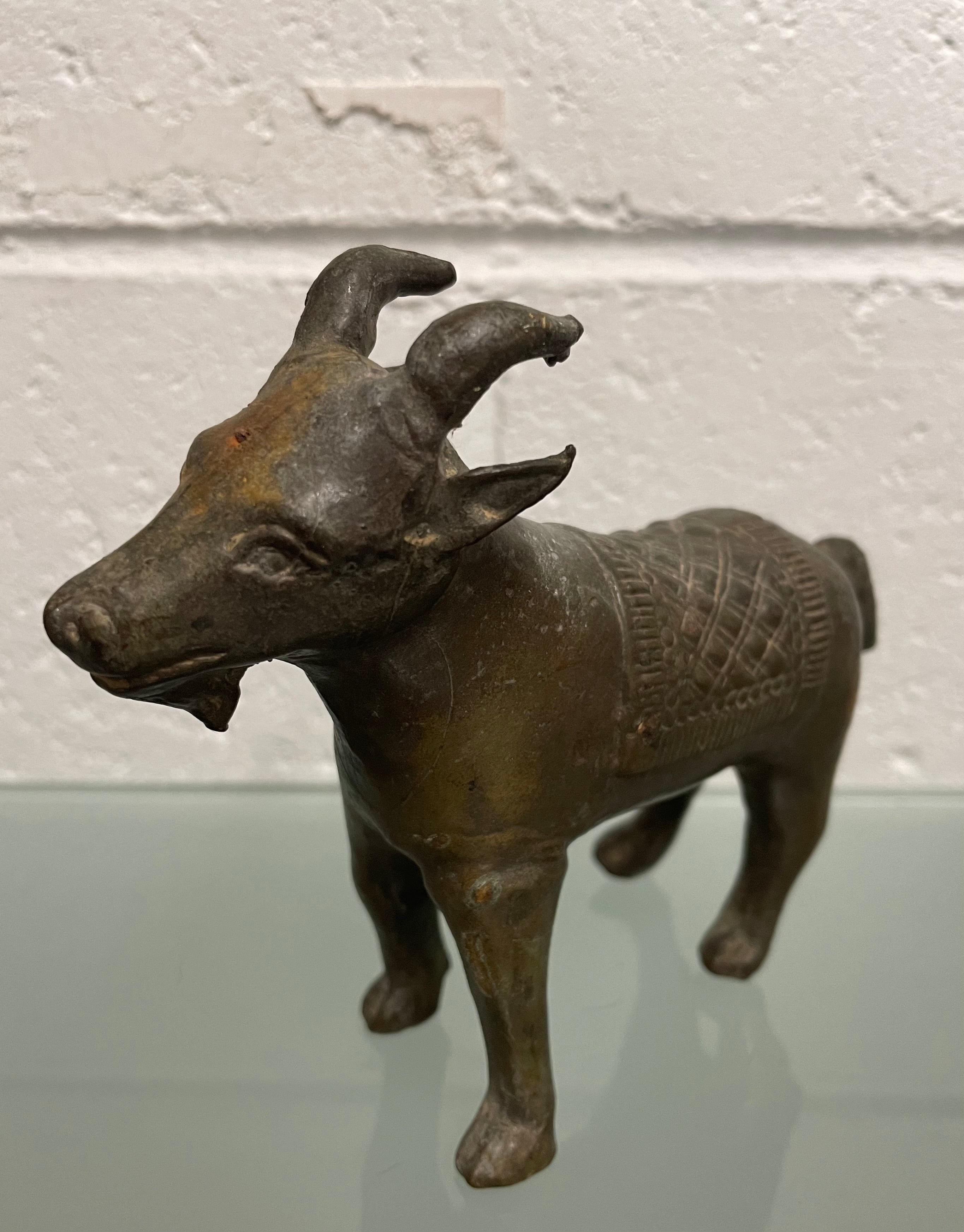 Vintage Bronze Goat Statue Moonee Ponds Antiques