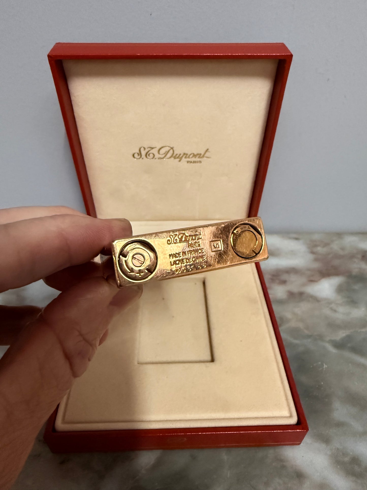 S.T.Dupont Pocket Lighter In Orig Box