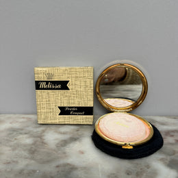 Vintage "Melissa" Compact Original Box & Case