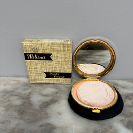Vintage "Melissa" Compact Original Box & Case