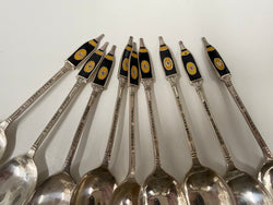 Vintage Set 8 Guinness Stout Advertising Tea Spoons & 2 Others With Harps | Antique & Vintage | Moonee Ponds Antiques | Australia Wide Delivery